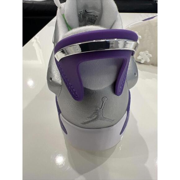 $219 Jordan Retro 6 G NRG U23 Men\'s Metallic Silver/Oxygen Purple FD0205 Size 9 main image 9